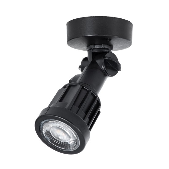 GloboStar® GARDENINI 61546 Επιφανειακό Φωτιστικό Σποτ Κήπου LED 5W 650lm 38° DC 24V IP68 Υψηλής Αντοχής ABS IK06 Φ7 x Υ14.5cm - Θερμό Λευκό 2700K Dimmable - Μαύρο - Bridgelux Chip - 3 Years Warranty GloboStar® GARDENINI 61546 Επιφανειακό Φωτιστικό Σποτ Κήπου LED 5W 650lm 38° DC 24V IP68 Υψηλής Αντοχής ABS IK06 Φ7 x Υ14.5cm - Θερμό Λευκό 2700K Dimmable - Μαύρο - Bridgelux Chip - 3 Years Warranty
