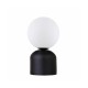 GloboStar® MAGIC 204-0132 Μοντέρνο Eπιτραπέζιο Φωτιστικό Μονόφωτο 1 x E14 IP20 Μαύρο Μέταλλο με Λευκό Γυαλί - Μ13 x Π13 x Υ28cm GloboStar® MAGIC 204-0132 Μοντέρνο Eπιτραπέζιο Φωτιστικό Μονόφωτο 1 x E27 IP20 Μαύρο Μέταλλο με Λευκό Γυαλί - Μ13 x Π13 x Υ28cm