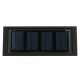 GloboStar® 71516 Αυτόνομο Ηλιακό Φωτιστικό LED SMD 1W 100lm με Ενσωματωμένη Μπαταρία 1000mAh - Φωτοβολταϊκό Πάνελ με Αισθητήρα Ημέρας-Νύχτας για Αρίθμηση Δρόμου με Αριθμό 6 Αδιάβροχο IP55 Ψυχρό Λευκό 6000K