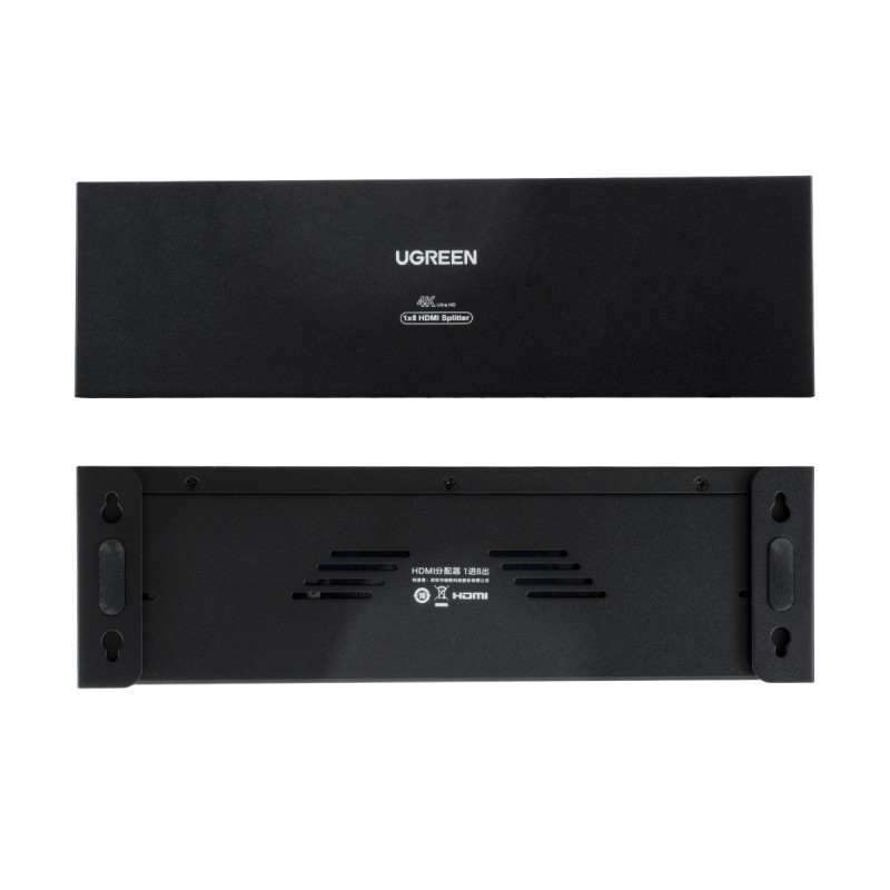 GLOBOSTAR® UGREEN-1x8 41020 Ugreen 1x8 All in One 4K HDMI Signal Splitter για LED Video Controllers - Input Signal W3840 x H2160@60Hz - Είσοδος 1 HDMI σε Έξοδο 8 HDMI - AC 220-240V IP20 - Μ30 x Π9 x Υ3.2cm - 2 Χρόνια Εγγύηση