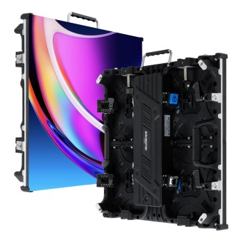 GLOBOSTAR® CRYSTALPIX 41039 Κυρτή Οθόνη Video Wall P1.95 GOB Καμπίνα 50x50cm LED 160W 3840Hz 65536 Dots ≥800cd/㎡ Nits AC 220-240V Εσωτερικού Χώρου IP31 Full Color S1/32 14Bits - Κάρτα NovaStar A8S-N+HUB - Curved -10/+15 Angle - Προστατευτικά Γωνιών - King