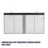 GLOBOSTAR® HANGING 41047 Σύστημα Κρέμασης για OPTILED Διάφανες Οθόνες LED Video Wall με Διαστάσεις Καμπίνας 100x50cm - Μ100 x Π7 x Υ9.5cm