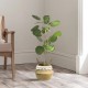 GloboStar® Artificial Garden MILOS 20307 Διακοσμητικό Ψάθινο Καλάθι - Κασπώ Γλάστρα - Flower Pot Μπεζ με Μακραμέ Φ21cm x Υ26cm GloboStar® Artificial Garden MILOS 20307 Διακοσμητικό Ψάθινο Καλάθι - Κασπώ Γλάστρα - Flower Pot Μπεζ με Μακραμέ Φ21cm x Υ26cm