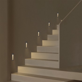 kelvo® STEPART KLV-101-0093 Χωνευτό Φωτιστικό Σκαλοπατιού / Διαδρόμου LED 3W 375lm 45° AC 220-240V Αδιάβροχο IP65 Θερμό Λευκό 2700K - Lumileds SMD Chip & TÜV SÜD Driver - Γκρι Ανθρακί Ματ - Μ6.5 x Π6.5 x Υ21cm / Q5.4 x 18.9cm - 5 Χρόνια Εγγύηση