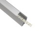 GLOBOSTAR® ALP-LINEAR LUMILINE 61765-3M Επιφανειακό / Κρεμαστό / Επιτοίχιο Προφίλ Αλουμινίου με Λευκό Γαλακτερό Πατητό Κάλυμμα για Ταινίες LED IP20 - Γκρι Ανθρακί Ματ - Μ300 x Π3.5 x Υ7cm