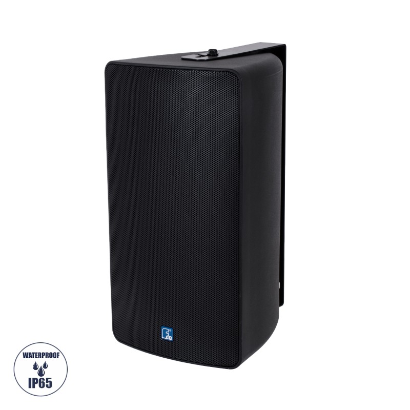 GloboStar® FDB ES108BT 98004 Facilities Speaker - Παθητικό Ηχείο Εγκαταστάσεων Επιτοίχιο με Μετασχηματιστή 100V & 16Ω - 150W RMS (600W Peak) - 1 x 8 Inches LF & 1 x 1 Inches HF - Αδιάβροχο IP65 - Μαύρο - Μ24 x Π28.5 x Υ45cm