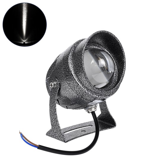 GloboStar® SPOT-XENIA 90509 Σποτ Φωτισμου Wall Washer LED 16W 1600lm 3° DC 24V Αδιάβροχο IP65 Φ9 x Υ12cm Ψυχρό Λευκό 6000K - Σφυρήλατο Γκρι - 3 Years Warranty GloboStar® SPOT-XENIA 90509 Σποτ Φωτισμου Wall Washer LED 16W 1600lm 3° DC 24V Αδιάβροχο IP65 Φ9 x Υ12cm Ψυχρό Λευκό 6000K - Σφυρήλατο Γκρι - 3 Years Warranty