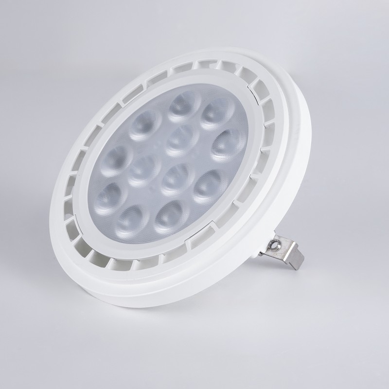 GloboStar® S-40003 Σποτ LED G53 AR111 12W 1200lm 36° AC 220-240V IP20 Φ11 x Υ7cm Ψυχρό Λευκό 6000K - 1 Χρόνο Εγγύηση