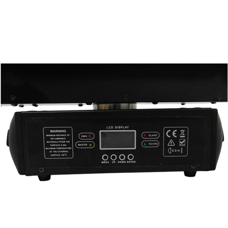 Επαγγελματική Κινούμενη Ρομποτική Κεφαλή SPIDER Super Beam CREE Prism LED 120W 230V 3° DMX512 RGBW GloboStar 51128