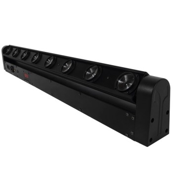 GLOBOSTAR® BAR 51132 Stage Κινούμενη Ρομποτική Κεφαλή Super Beam LED 160W 8° AC 220-240V IP20 8 x 20W CREE Chip Πολύχρωμο RGBW Dimmable DMX512 Protocol 9/38 Channels - Μ110 x Π13.2 x Υ15.5cm - 2 Χρόνια Εγγύηση