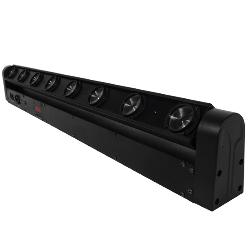 GLOBOSTAR® BAR 51132 Stage Κινούμενη Ρομποτική Κεφαλή Super Beam LED 160W 8° AC 220-240V IP20 8 x 20W CREE Chip Πολύχρωμο RGBW Dimmable DMX512 Protocol 9/38 Channels - Μ110 x Π13.2 x Υ15.5cm - 2 Χρόνια Εγγύηση