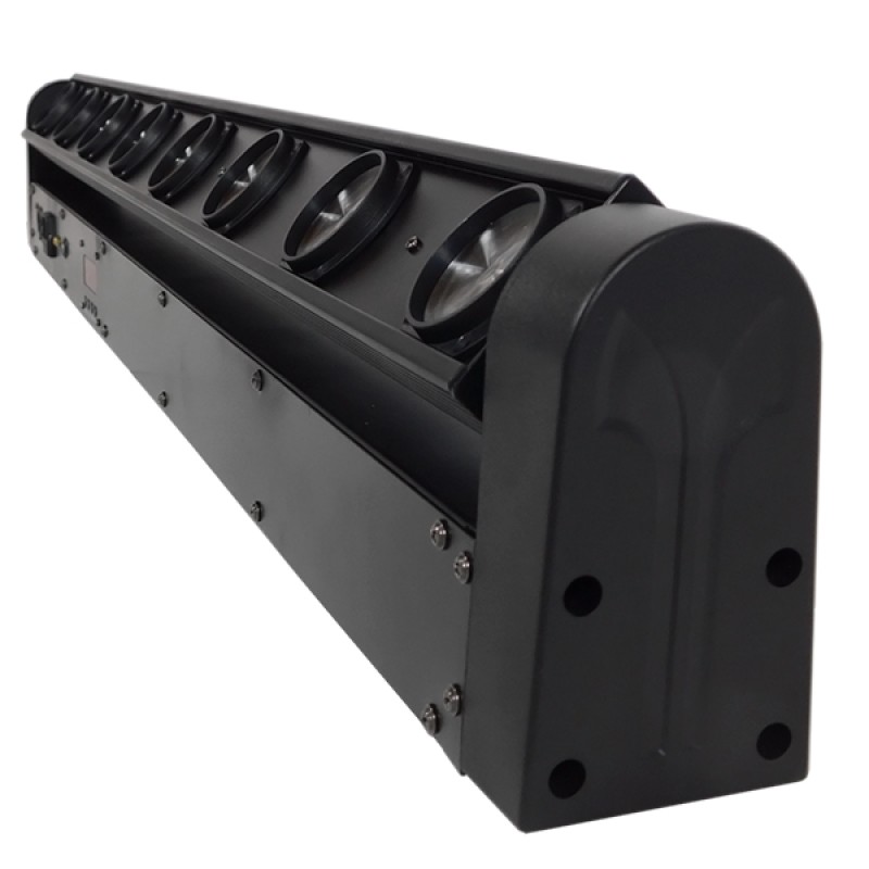 GLOBOSTAR® BAR 51132 Stage Κινούμενη Ρομποτική Κεφαλή Super Beam LED 160W 8° AC 220-240V IP20 8 x 20W CREE Chip Πολύχρωμο RGBW Dimmable DMX512 Protocol 9/38 Channels - Μ110 x Π13.2 x Υ15.5cm - 2 Χρόνια Εγγύηση
