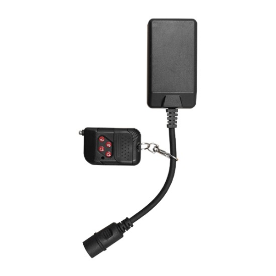 GLOBOSTAR® SMOKIE 51142 Stage Μηχανή Καπνού 1500W AC 220-240V IP20 με RF Ασύρματο Χειριστήριο - Μ46.7 x Π25.5 x Υ19cm - 1 Χρόνο Εγγύηση