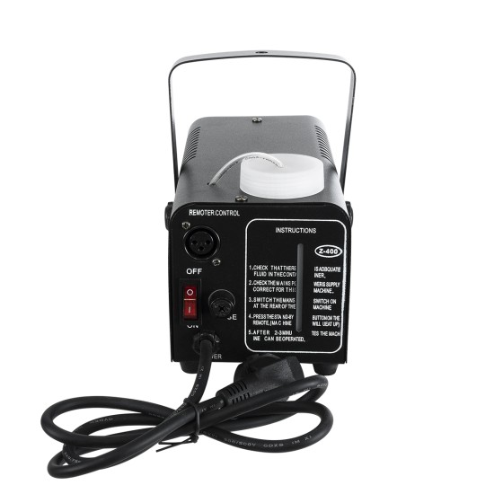 GloboStar® 51143 Επαγγελματική Μηχανή Fog Machine - Εφέ Καπνού 400W AC 220V-240V 1L On/Off & Ασύρματο Χειριστήριο - Μαύρο - L24 x W10.5 x H13cm GloboStar® 51143 Επαγγελματική Μηχανή Fog Machine - Εφέ Καπνού 400W AC 220V-240V 1L On/Off & Ασύρματο Χειριστήριο - Μαύρο - L24 x W10.5 x H13cm