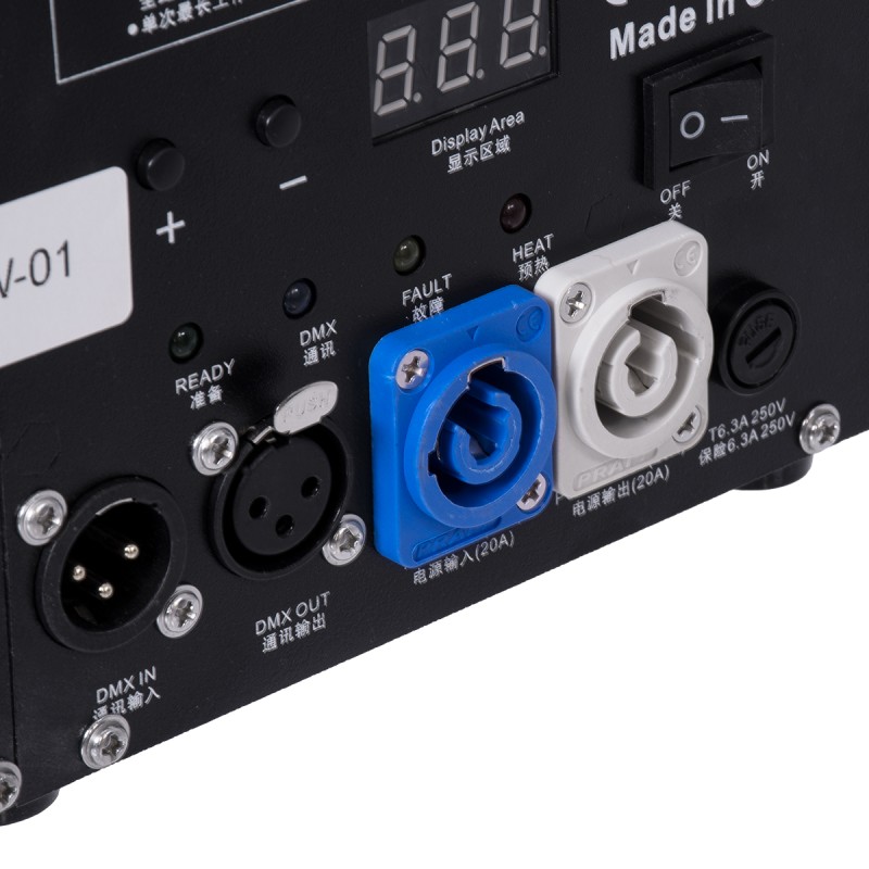 GLOBOSTAR® SPARKLE 51148 Stage Μηχανή Δαπέδου Άκαυστων Σπινθήρων Εφέ Συντριβανιού 600W AC 220-240V IP20 DMX512 Protocol & RF Ασύρματο Χειριστήριο - Μ18 x Π16.5 x Υ24cm - 1 Χρόνο Εγγύηση