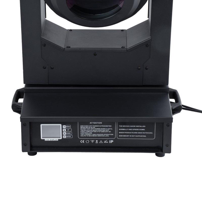 GloboStar® POSEIDON 51155 Επαγγελματική Κινούμενη Ρομποτική Κεφαλή BEAM Light PHILIPS 17R Ultra Bright 500W AC 220V-240V Αδιάβροχο IP65 RGBW DMX512 - Μ50 x Π40.5 x Υ72cm - 2 Χρόνια Εγγύηση