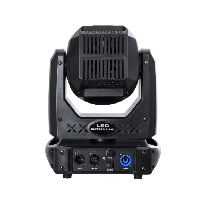 GloboStar® HERACLES 51156 Επαγγελματική Κινούμενη Ρομποτική Κεφαλή PATTERN Light CREE LED 100W AC 220V-240V IP20 RGBW DMX512 - Μ25.5 x Π20 x Υ35cm - 2 Χρόνια Εγγύηση