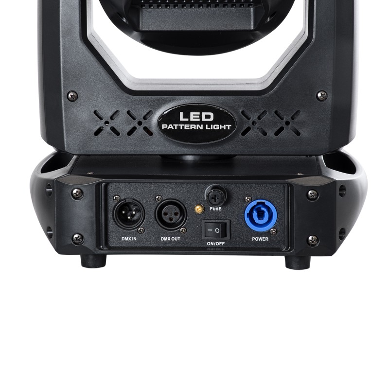 GloboStar® HERACLES 51156 Επαγγελματική Κινούμενη Ρομποτική Κεφαλή PATTERN Light CREE LED 100W AC 220V-240V IP20 RGBW DMX512 - Μ25.5 x Π20 x Υ35cm - 2 Χρόνια Εγγύηση