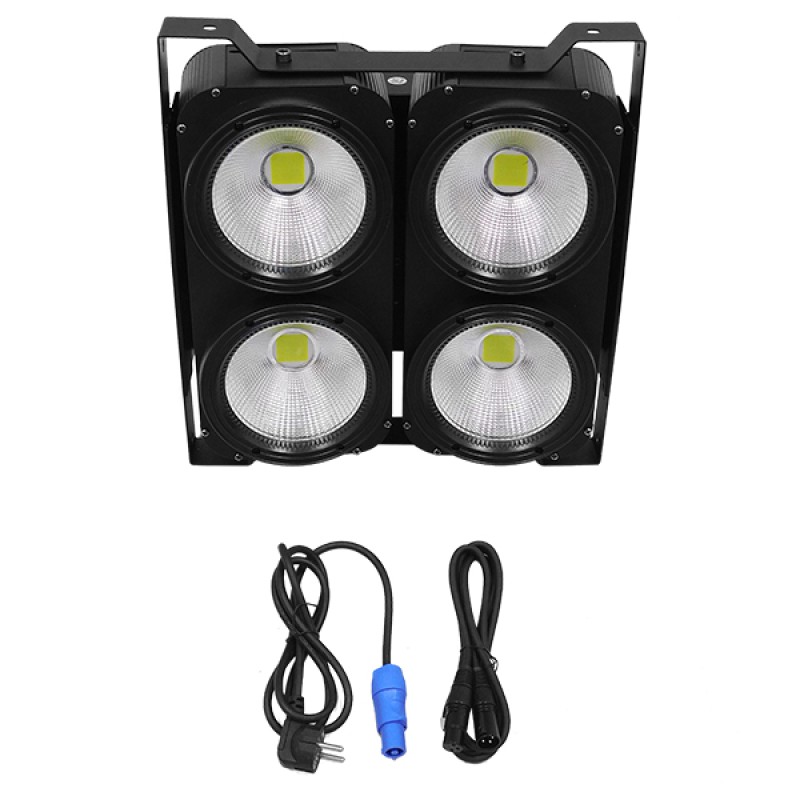 Προβολέας LED COB DMX512 Strobe Blinder Matrix Light 400 Watt (4x100w) Ψυχρό Λευκό 6000k GloboStar 51161