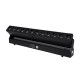 GloboStar® 51168 SPHINX Επαγγελματική Κινούμενη Μπάρα Φωτισμού DIGITAL MATRIX PIXEL LED 480W AC 220V-240V 4IN1 BEAM - WASH - SPOT - ZOOM 5° - 35° OSRAM LED DMX512 Display on Body RGBW - Μαύρο - L102 x W10 x H16.5cm