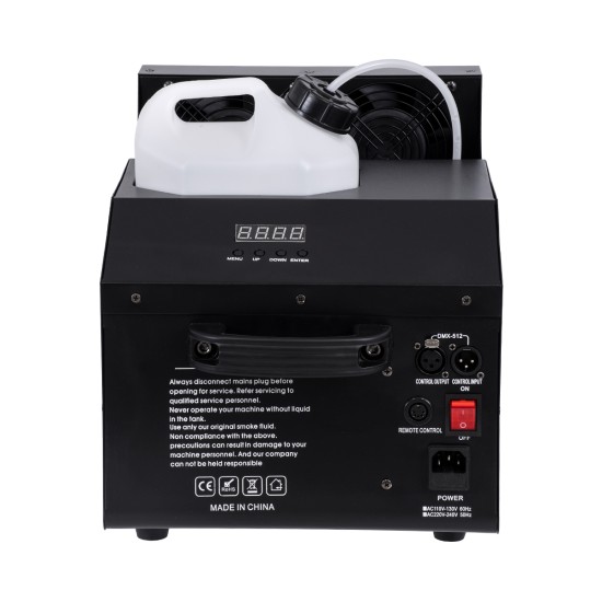 GLOBOSTAR® HAZER 51173 Stage Μηχανή Ομίχλης & Νέφωσης Καπνού 3000W AC 220-240V IP20 DMX512 Protocol & RF Ασύρματο Χειριστήριο - Μ66 x Π28.5 x Υ36cm - 1 Χρόνο Εγγύηση