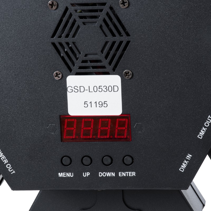 HEXA® HALO 51195 Stage Φωτιστικό Ειδικών Εφέ Digital Matrix Pixel & Blinder LED 434W 120° AC 220-240V IP20 7 x 50W COB Chip & 168 x 0.5W SMD5050 Chip Ultra Θερμό Λευκό 2200K & Πολύχρωμο RGB Dimmable DMX512 Protocol - Μ50 x Π10.5 x Υ47cm - 2 Χρ