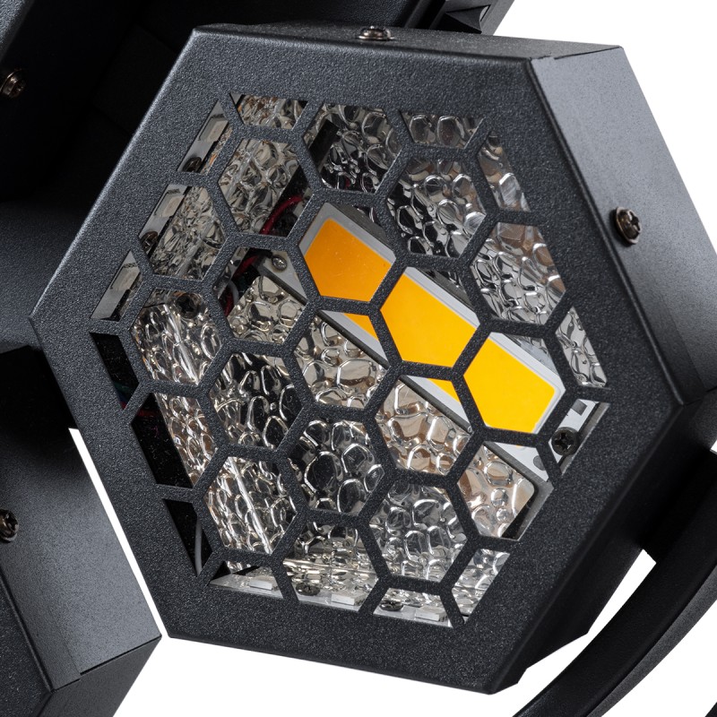 HEXA® HALO 51195 Stage Φωτιστικό Ειδικών Εφέ Digital Matrix Pixel & Blinder LED 434W 120° AC 220-240V IP20 7 x 50W COB Chip & 168 x 0.5W SMD5050 Chip Ultra Θερμό Λευκό 2200K & Πολύχρωμο RGB Dimmable DMX512 Protocol - Μ50 x Π10.5 x Υ47cm - 2 Χρ