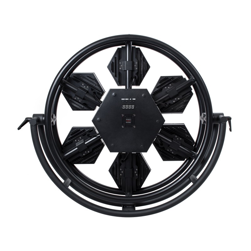 HEXA® HALO 51196 Stage Φωτιστικό Ειδικών Εφέ Digital Matrix Pixel & Blinder LED 784W 120° AC 220-240V IP20 7 x 100W COB Chip & 168 x 0.5W SMD5050 Chip Ultra Θερμό Λευκό 2200K & Πολύχρωμο RGB Dimmable DMX512 Protocol - Μ95 x Π17.5 x Υ78.5cm - 2