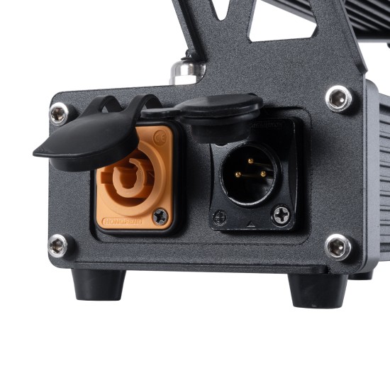 GloboStar® 51198 CYRUS Επαγγελματική Κεφαλή PAR DMX512 180W AC 220V-240V 6in1 - SPOT 25° OSRAM LED Αδιάβροχη IP65 RGBW+UV - Μαύρο - Μ30 x Π14 x Υ19cm - 2 Χρόνια Εγγύηση