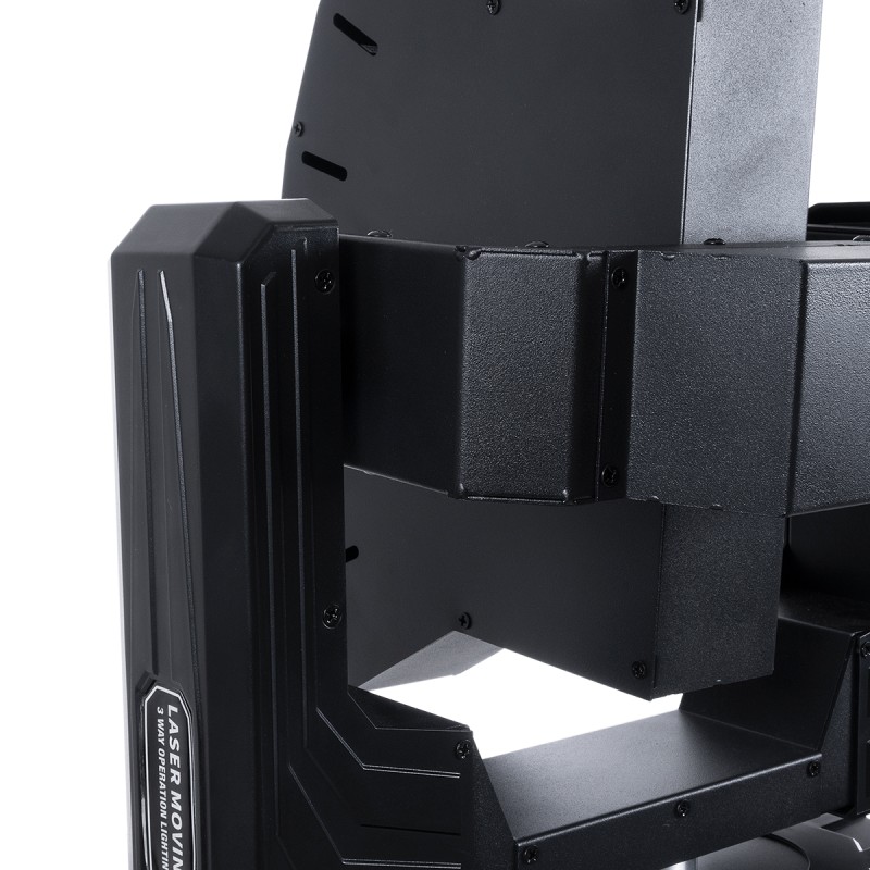 GloboStar® HADES 51199 Επαγγελματική Κινούμενη Ρομποτική Μπάρα Super LASER BEAM Light 150W - 6 x 1W Laser - 300mW RED/638nm - 100mW GREEN/531nm - 600mW BLUE/442nm - AC 220V-240V IP20 3in1 RGB DMX512 - Μ36 x Π25 x Υ46cm - 2 Χρόνια Εγγύηση