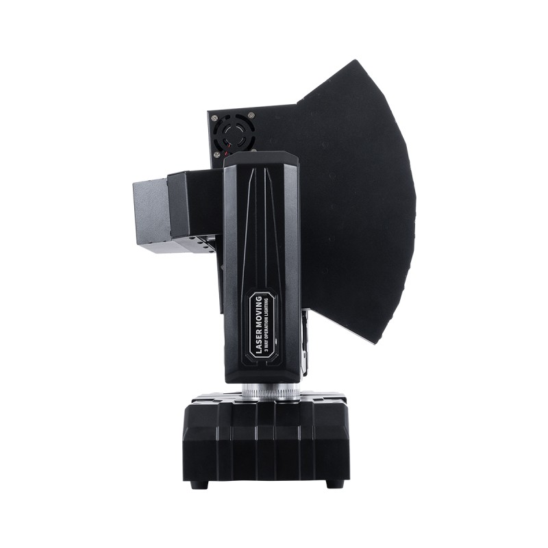 GloboStar® HADES 51199 Επαγγελματική Κινούμενη Ρομποτική Μπάρα Super LASER BEAM Light 150W - 6 x 1W Laser - 300mW RED/638nm - 100mW GREEN/531nm - 600mW BLUE/442nm - AC 220V-240V IP20 3in1 RGB DMX512 - Μ36 x Π25 x Υ46cm - 2 Χρόνια Εγγύηση