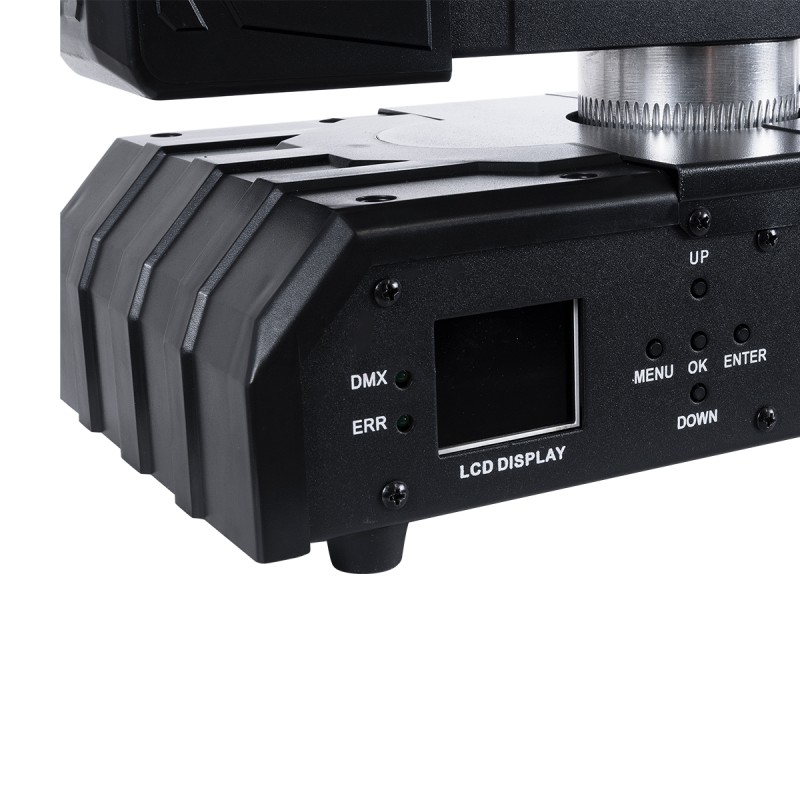 GloboStar® HADES 51199 Επαγγελματική Κινούμενη Ρομποτική Μπάρα Super LASER BEAM Light 150W - 6 x 1W Laser - 300mW RED/638nm - 100mW GREEN/531nm - 600mW BLUE/442nm - AC 220V-240V IP20 3in1 RGB DMX512 - Μ36 x Π25 x Υ46cm - 2 Χρόνια Εγγύηση