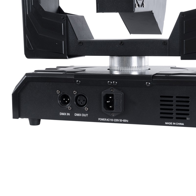 GloboStar® HADES 51199 Επαγγελματική Κινούμενη Ρομποτική Μπάρα Super LASER BEAM Light 150W - 6 x 1W Laser - 300mW RED/638nm - 100mW GREEN/531nm - 600mW BLUE/442nm - AC 220V-240V IP20 3in1 RGB DMX512 - Μ36 x Π25 x Υ46cm - 2 Χρόνια Εγγύηση