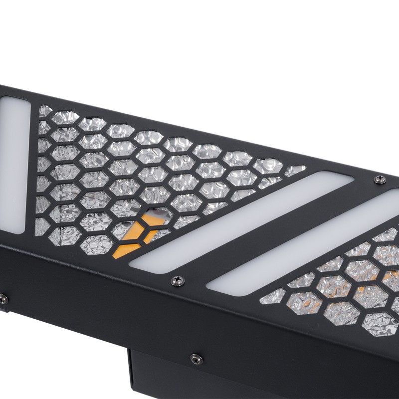 HEXA® HALO 51200 Stage Φωτιστικό Ειδικών Εφέ Digital Matrix Pixel & Blinder LED 295W 120° AC 220-240V IP20 5 x 50W COB Chip & 90 x 0.5W SMD5050 Chip Ultra Θερμό Λευκό 2200K & Πολύχρωμο RGB Dimmable DMX512 Protocol - Μ100 x Π13 x Υ10.5cm - 2 Χρ