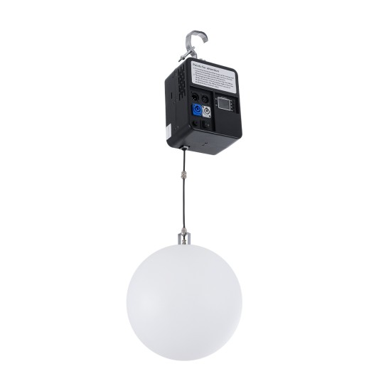 GloboStar® 51202 LIFT BALL Επαγγελματικό Φωτιστικό Ειδικών Εφέ Φ30cm KINETIC BALL Light CREE LED 4in1 15W - 15 x 1W LED SMD Chips RGBW - Μέγιστο Μήκος Ανύψωσης 3.5 Μέτρα - AC 220V-240V DMX512 Display on Body - Μαύρο - Μ17 x Π13 x Υ26cm - 2 Χρόνια Εγγύση GloboStar® 51202 LIFT BALL Επαγγελματικό Φωτιστικό Ειδικών Εφέ Φ30cm KINETIC BALL Light CREE LED 4in1 15W - 15 x 1W LED SMD Chips RGBW - Μέγιστο Μήκος Ανύψωσης 3.5 Μέτρα - AC 220V-240V DMX512 Display on Body - Μαύρο - Μ17 x Π13 x Υ26cm - 2 Χρόνια Εγγύση
