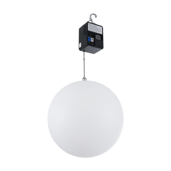 GloboStar® 51203 LIFT BALL Επαγγελματικό Φωτιστικό Ειδικών Εφέ Φ60cm KINETIC BALL Light CREE LED 4in1 15W - 15 x 1W LED SMD Chips RGBW - Μέγιστο Μήκος Ανύψωσης 3.5 Μέτρα - AC 220V-240V DMX512 Display on Body - Μαύρο - Μ17 x Π13 x Υ26cm - 2 Χρόνια Εγγύση GloboStar® 51203 LIFT BALL Επαγγελματικό Φωτιστικό Ειδικών Εφέ Φ60cm KINETIC BALL Light CREE LED 4in1 15W - 15 x 1W LED SMD Chips RGBW - Μέγιστο Μήκος Ανύψωσης 3.5 Μέτρα - AC 220V-240V DMX512 Display on Body - Μαύρο - Μ17 x Π13 x Υ26cm - 2 Χρόνια Εγγύση