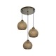GloboStar® YASAM 203-0025 Vintage Κρεμαστό Φωτιστικό Πλέγμα Τρίφωτο 3 x E27 IP20 Καφέ Ρατάν - Μ42 x Π42 x Υ54cm GloboStar® YASAM 203-0025 Vintage Κρεμαστό Φωτιστικό Πλέγμα Τρίφωτο 3 x E27 IP20 Καφέ Ρατάν - Μ42 x Π42 x Υ54cm