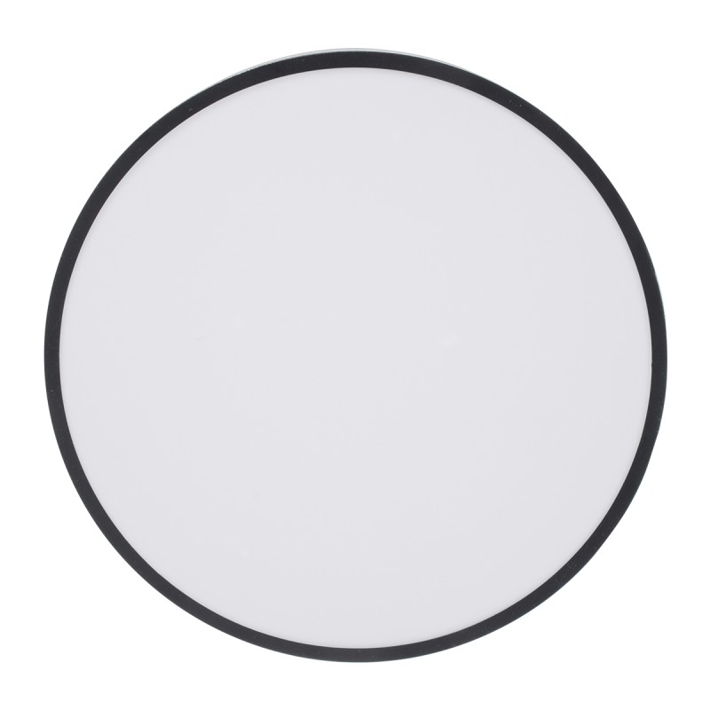 GloboStar® BURTON 61200-S Πλαφονιέρα Οροφής LED CCT 67W 7370lm 120° AC 220-240V - Εναλλαγή Φωτισμού μέσω Τηλεχειριστηρίου All In One Ψυχρό 6000k+Φυσικό 4500k+Θερμό 2700k Dimmable Φ40cm - Μαύρο - 3 Years Warranty