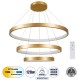 GLOBOSTAR® NEMESIS TRIO 61172 Μοντέρνο Κρεμαστό Φωτιστικό Οροφής LED 120W 14723lm 360° AC 220-240V IP20 Ρυθμιζόμενο Λευκό CCT με Χειριστήριο από 2700K έως 6000K Dimmable - Lumileds SMD Chip - Χρυσό Βούρτσας - Μ80 x Π80 x Υ60cm - 3 Χρόνια Εγγύηση GLOBOSTAR® NEMESIS TRIO 61172 Μοντέρνο Κρεμαστό Φωτιστικό Οροφής LED 120W 14723lm 360° AC 220-240V IP20 Ρυθμιζόμενο Λευκό CCT με Χειριστήριο από 2700K έως 6000K Dimmable - Lumileds SMD Chip - Χρυσό Βούρτσας - Μ80 x Π80 x Υ60cm - 3 Χρόνια Εγγύηση