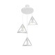 GloboStar® TRIANGLE 203-0164 Μοντέρνο Κρεμαστό Φωτιστικό Καμπάνα Τρίφωτο 3 x E27 IP20 Λευκό Πλαστικό - Μ50 x Π50 x Υ80cm GloboStar® TRIANGLE 203-0164 Μοντέρνο Κρεμαστό Φωτιστικό Καμπάνα Τρίφωτο 3 x E27 IP20 Λευκό Πλαστικό - Μ50 x Π50 x Υ80cm