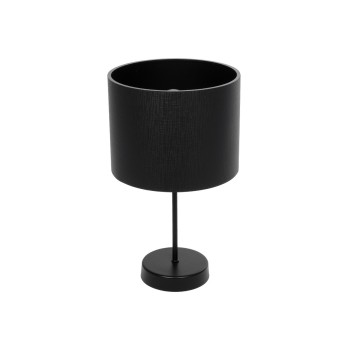 GLOBOSTAR® WIZ 203-0178 Μοντέρνο Επιτραπέζιο Φωτιστικό Πορτατίφ με Ντουί 1 x E27 AC 220-240V IP20 - Μαύρο - Μ22 x Π22 x Υ36.5cm