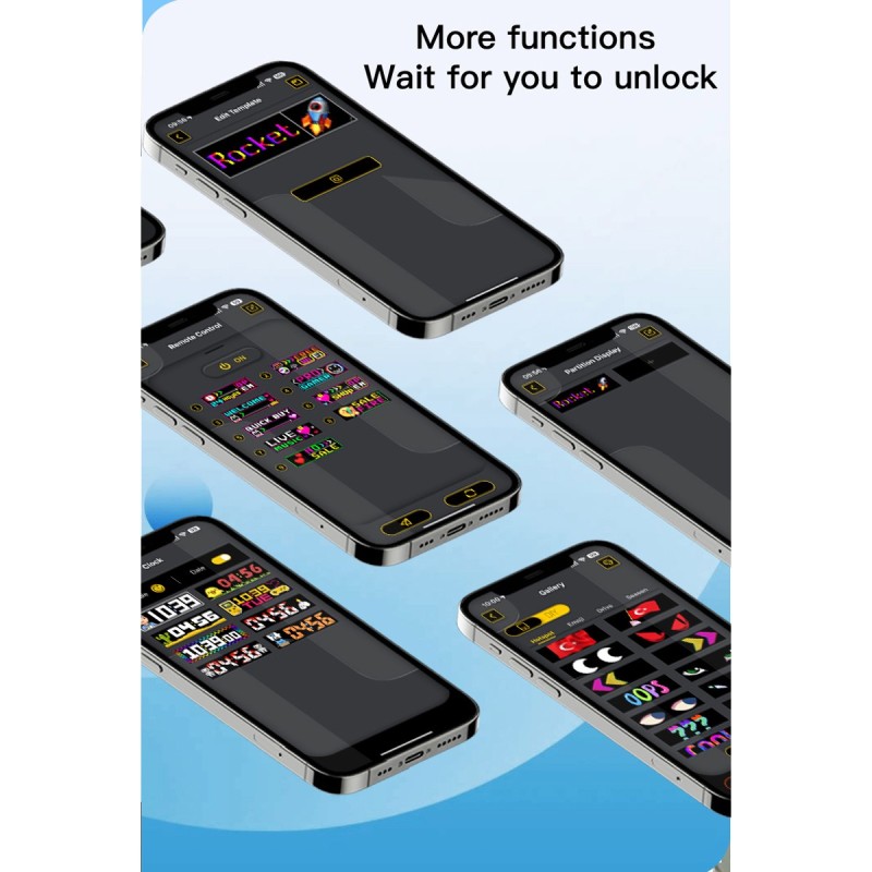 GLOBOSTAR® MATRIX GLB-106-0006 Κυλιόμενη Ψηφιακή Επιγραφή / Κορνίζα 27x12cm P4 48x24 Pixel LED 10W AC 220-240V Αδιάβροχο IP65 Πολύχρωμο RGB - Bluetooth Control μέσω iPIXEL APP - Μ28 x Π0.4 x Υ12cm - 2 Χρόνια Εγγύηση