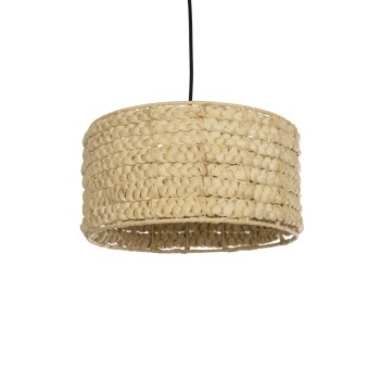 GLOBOSTAR® POMEGRANDE 204-0161 Boho Κρεμαστό Φωτιστικό Οροφής με Ντουί 1 x E27 AC 220-240V IP20 - Μπεζ - Μ32 x Π32 x Υ19cm