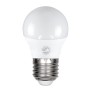 GLOBOSTAR® SPHERE 60021 Λάμπα E27 G45 LED 6W 600lm 260° AC 220-240V IP20 Ψυχρό Λευκό 6000K - Lumileds SMD Chip - Λευκό Γαλακτερό - Μ4.5 x Π4.5 x Υ7.8cm - 3 Χρόνια Εγγύηση