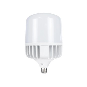 GloboStar® HIGHBAY 60068 Λάμπα E27 LED 58W 6580lm 260° AC 220-240V Αδιάβροχο IP44 Θερμό Λευκό 2700K - Lumileds SMD Chip - Λευκό Γαλακτερό - Μ15 x Π15 x Υ24cm - 3 Χρόνια Εγγύηση