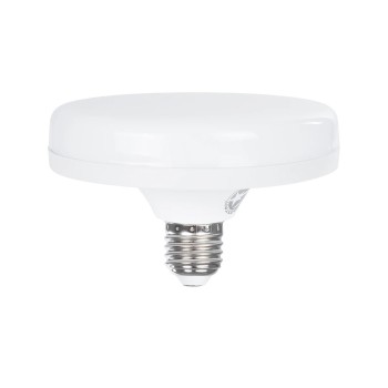 GLOBOSTAR® UFO 60070 Λάμπα E27 F120 LED 22W 2134lm 180° AC 220-240V IP20 Φυσικό Λευκό 4500K - Lumileds SMD Chip - Λευκό Γαλακτερό - Μ12 x Π12 x Υ7.5cm - 3 Χρόνια Εγγύηση
