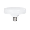 GloboStar® 60071 Λάμπα LED E27 UFO F120 22W 230V 2068lm 180° IP20 Θερμό Λευκό 2700k - Μ12 x Π12 x Υ7.5cm - 3 Χρόνια Εγγύηση