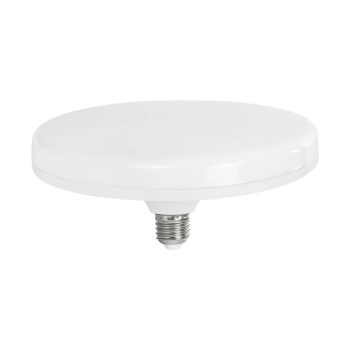 GLOBOSTAR® UFO 60073 Λάμπα E27 F220 LED 32W 3104lm 180° AC 220-240V IP20 Φυσικό Λευκό 4500K - Lumileds SMD Chip - Λευκό Γαλακτερό - Μ22 x Π22 x Υ8cm - 3 Χρόνια Εγγύηση