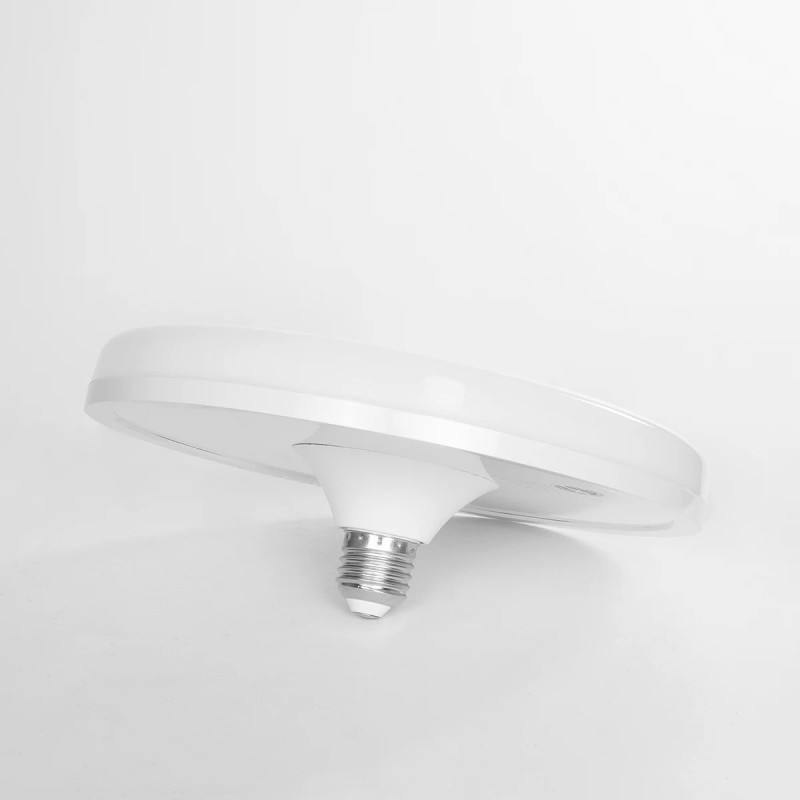 GloboStar® 60073 Λάμπα LED E27 UFO F220 32W 230V 3104lm 180° AC 220-240V IP20 Φυσικό Λευκό 4500K - Μ22 x Π22 x Υ7cm - 3 Χρόνια Εγγύηση