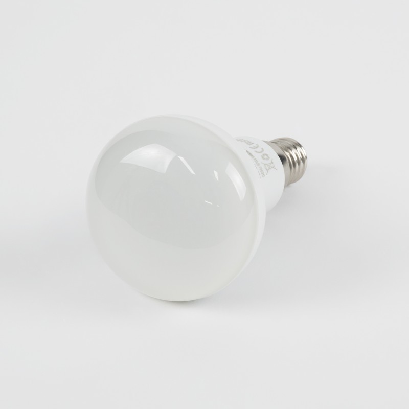 GloboStar® 60075 Λάμπα LED E14 R50 Σποτ 8W 800lm 120° AC 220-240V IP20 Φ5 x Υ8.9cm Ψυχρό Λευκό 6000K - 3 Χρόνια Εγγύηση